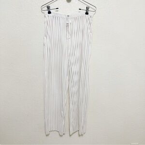 House of Sunny white striped pants size S